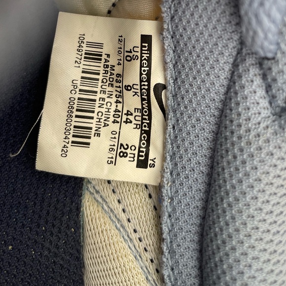 Nike Internationalist Women’s US 10 a Blue Gray and Violet Athletic Shoes - Picture 6 of 7